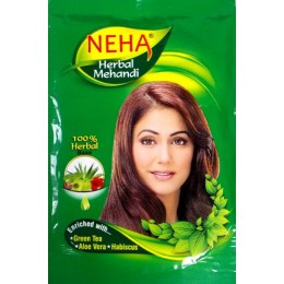  Натуральная  хна  для волос Neha Herbal Mehande 100%, вес 55 гр.