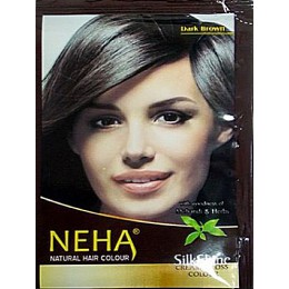 Nеhа натуральная хна мягкая, темно-коричневая, 15 гр. (Neha natural dark brown)