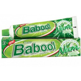 Зубная паста "Babool Neem", Dabur, в упаковке 2 тюбика 185 гр+185гр