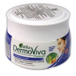 Крем для кожи УВЛАЖНЯЮЩИЙ, Dabur Vatika Naturals Dermoviva  Hydrate Plus Skin Cream, 140 мл